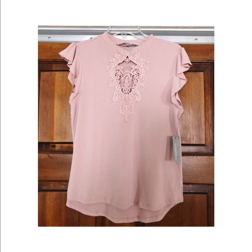 Pink Lace Top